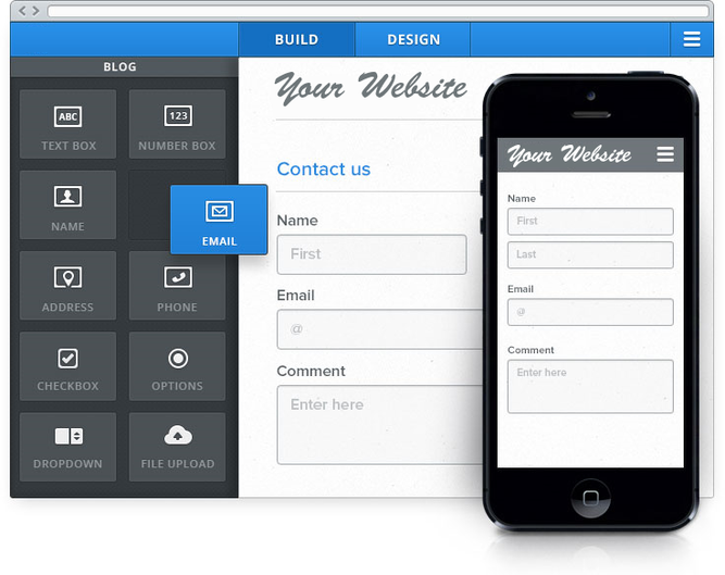 Fully Editable Website Contact Forms 