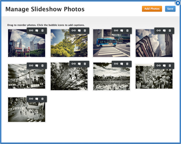 Managing Slideshow Pictures
