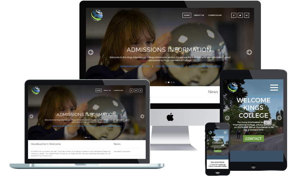 Kings International College Website Redesign Project